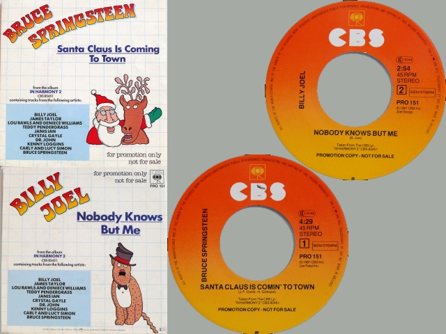 Bruce Springsteen - SANTA CLAUS IS COMING …. / NOBODY KNOWS BUT ME